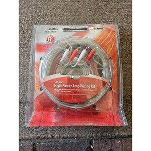 NIB Vintage Radio Shack 500 Watt High Power Amp Vehicle Wiring Kit Sound System